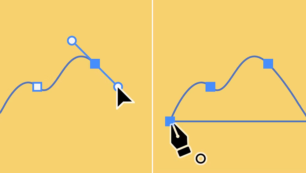 Strumento penna illustrator